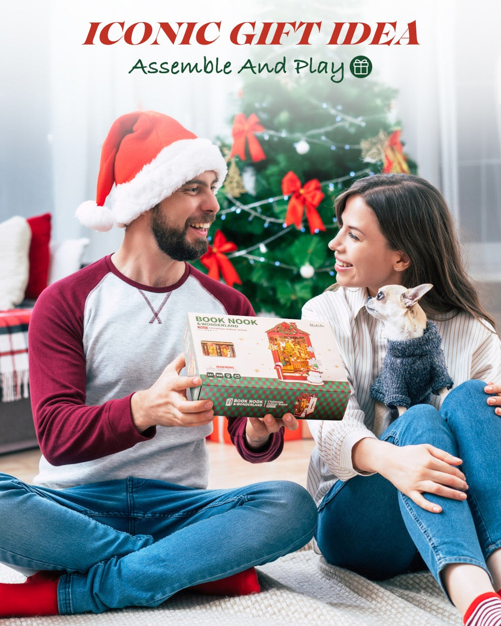 Christmas Book Nook 3D Puzzle