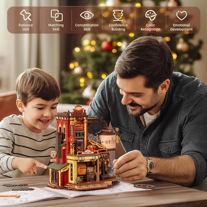Interactive Christmas Factory 3D Puzzle