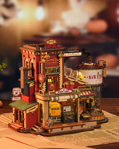 Interactive Christmas Factory 3D Puzzle