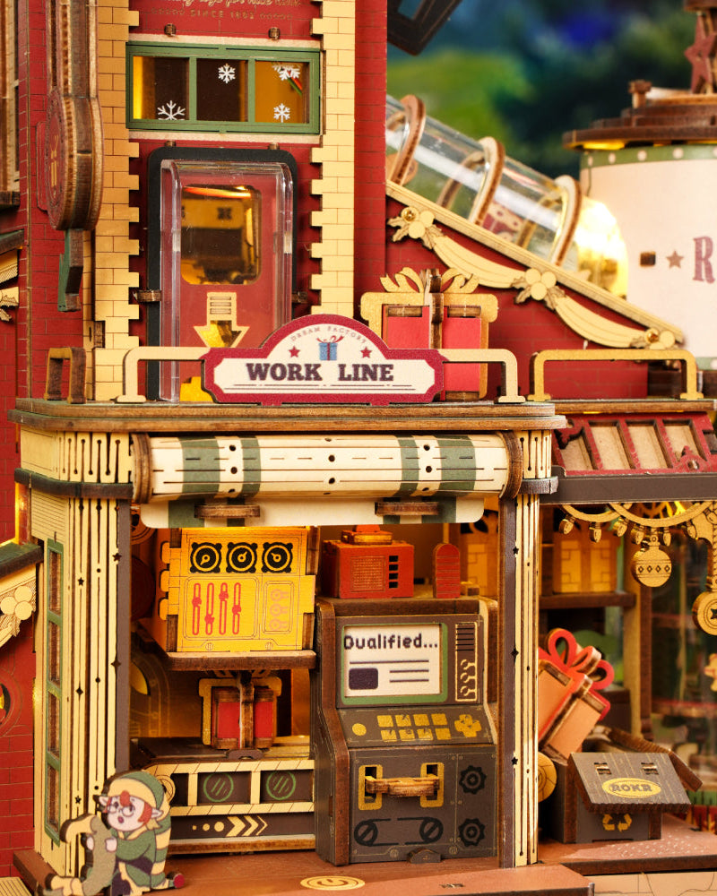 Interactive Christmas Factory 3D Puzzle