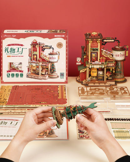 Interactive Christmas Factory 3D Puzzle