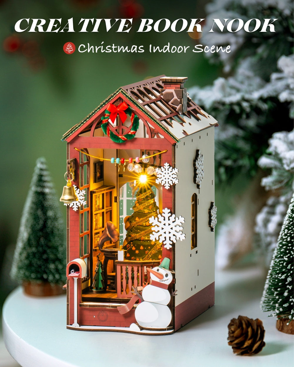 Christmas Book Nook 3D Puzzle