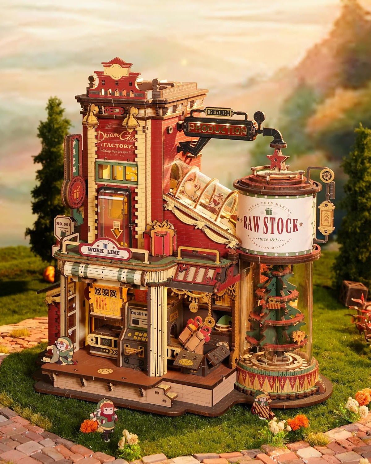 Interactive Christmas Factory 3D Puzzle