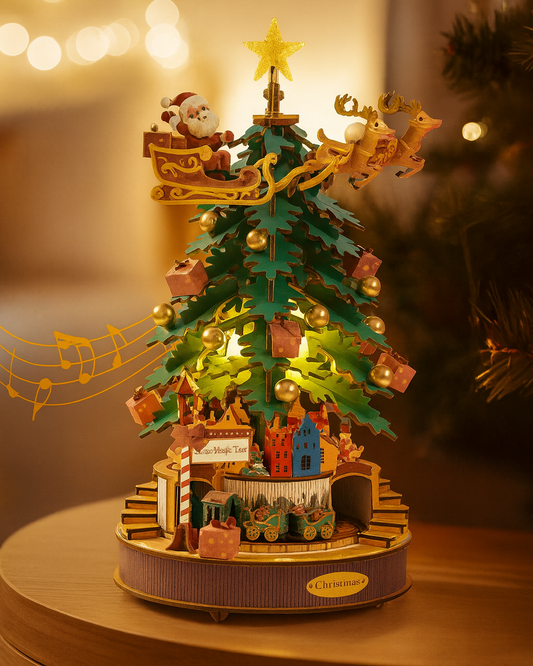 Musical Christmas Tree 3D Puzzle